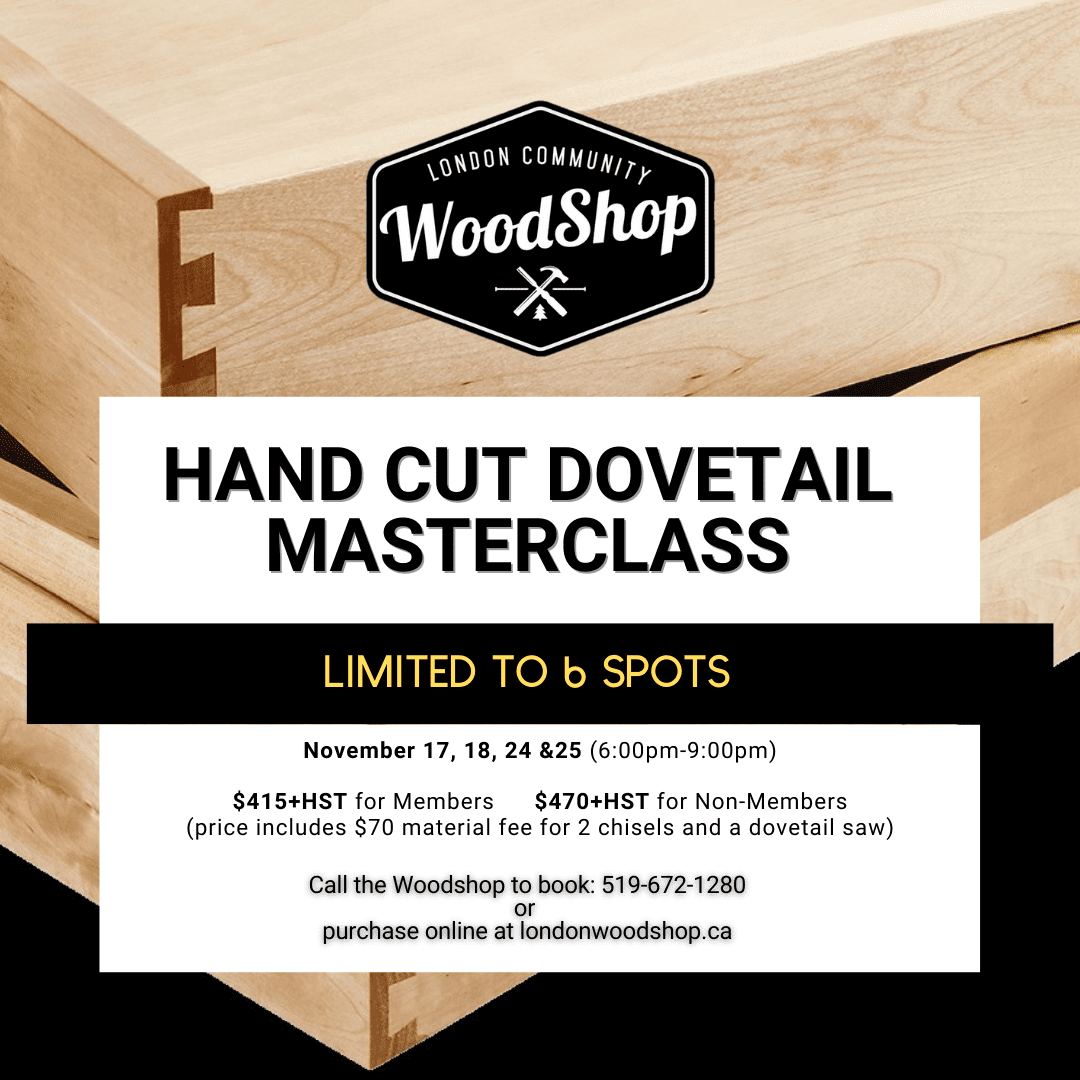 Handcut Dovetail Masterclass Handcut Dovetail Masterclass
