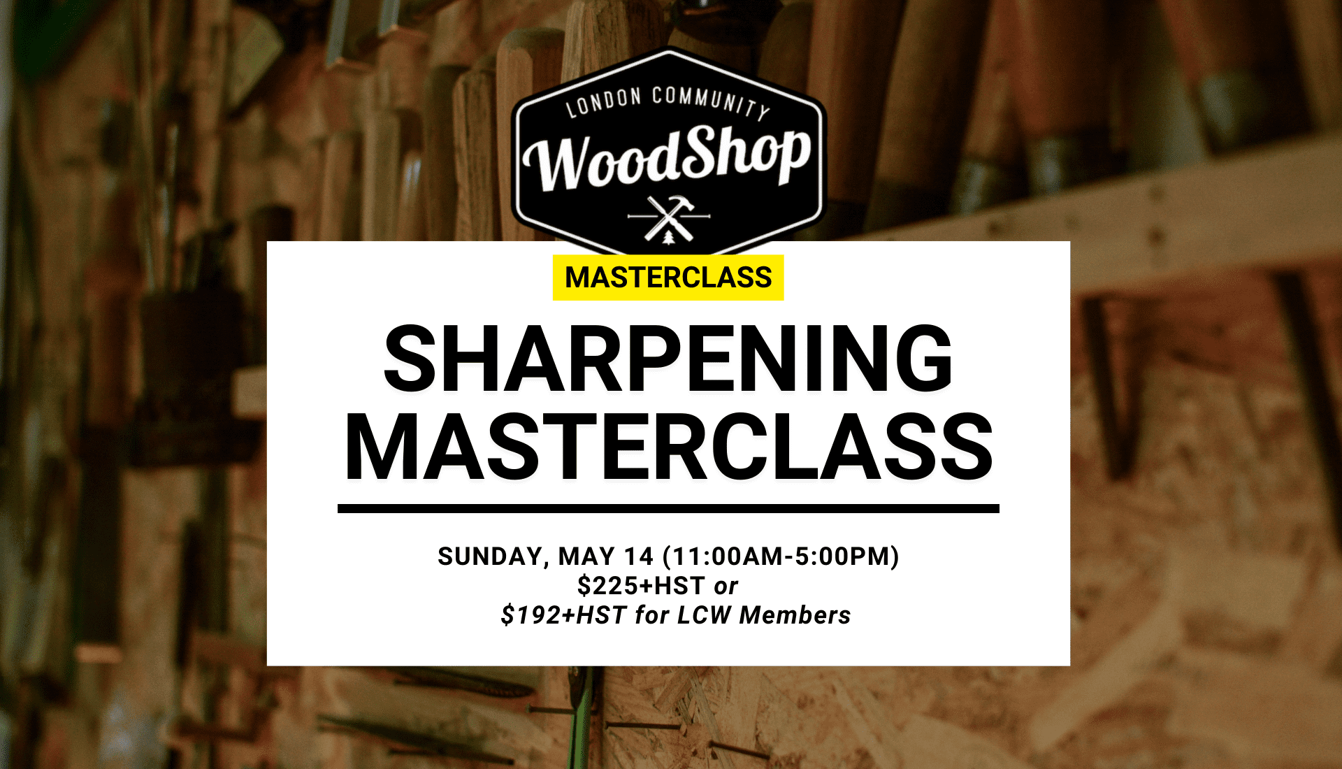 Sharpening Masterclass - May 2023