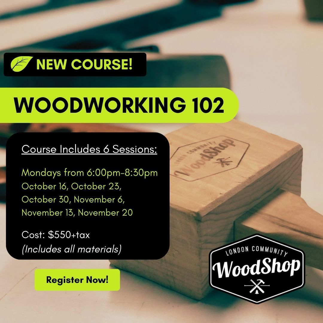 Woodworking 102 London Community